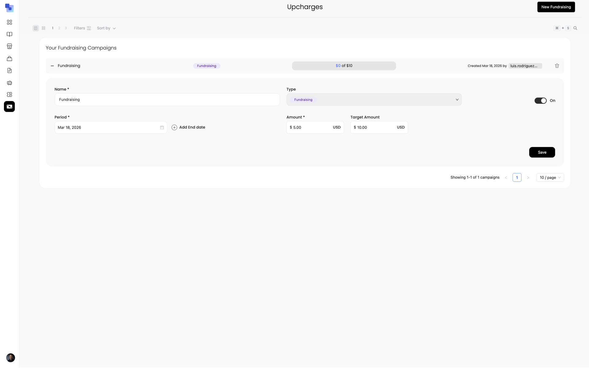 Fundraising Campaigns