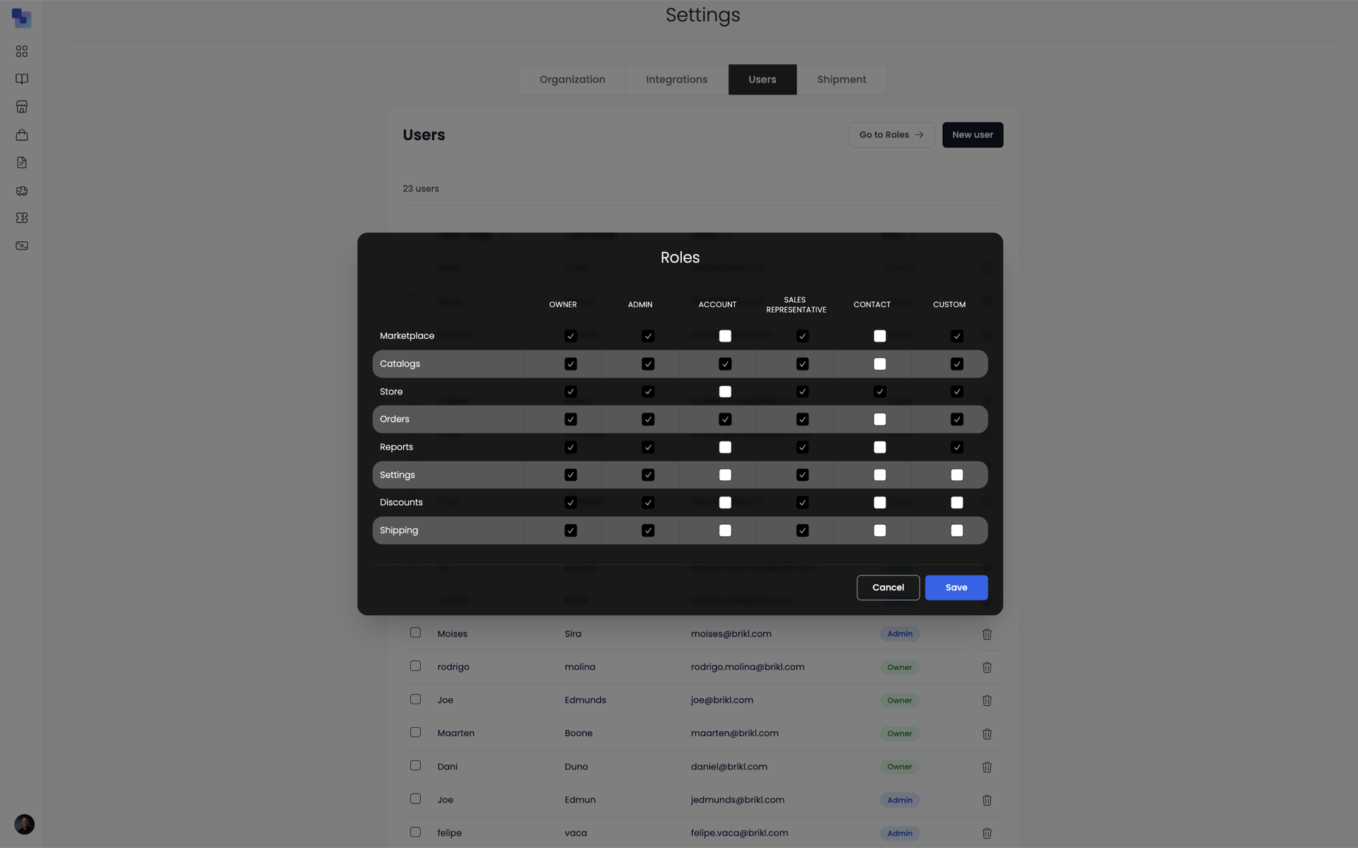 User Roles & Permissions